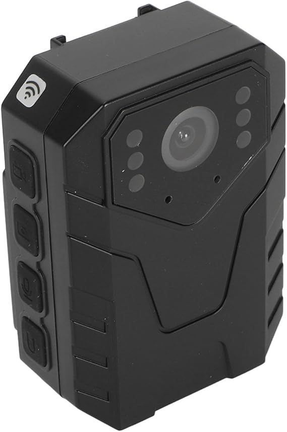 HURRISE Mini Video Recorder Body Worn Camera Wearable Camcorder Portable Screen Security Outdoor 4k Body Camera Clip Police cam USB c Security